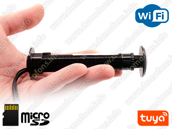 FullHD видеоглазок WiFi-TUYA для входной двери "IHome-X01-Tuya"