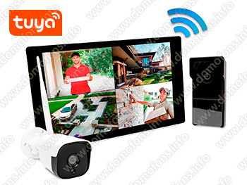 Беспроводной комплект домофона SkyNet 1000 (1+1)