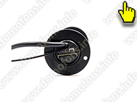 Дверной WiFi-TUYA видеоглазок IHome-X02-Tuya - задняя панель